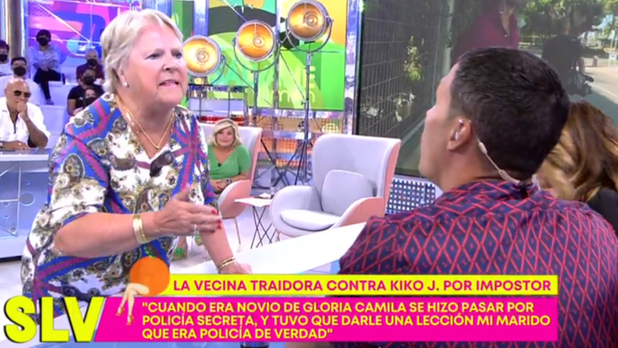 Vecina Ortega Cano vaso Sálvame