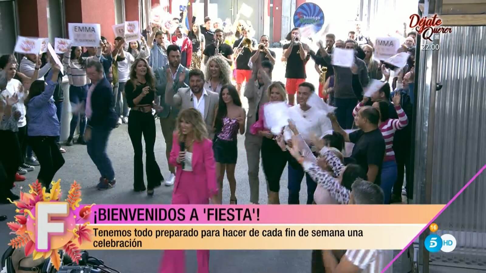 Emma García estreno Fiesta