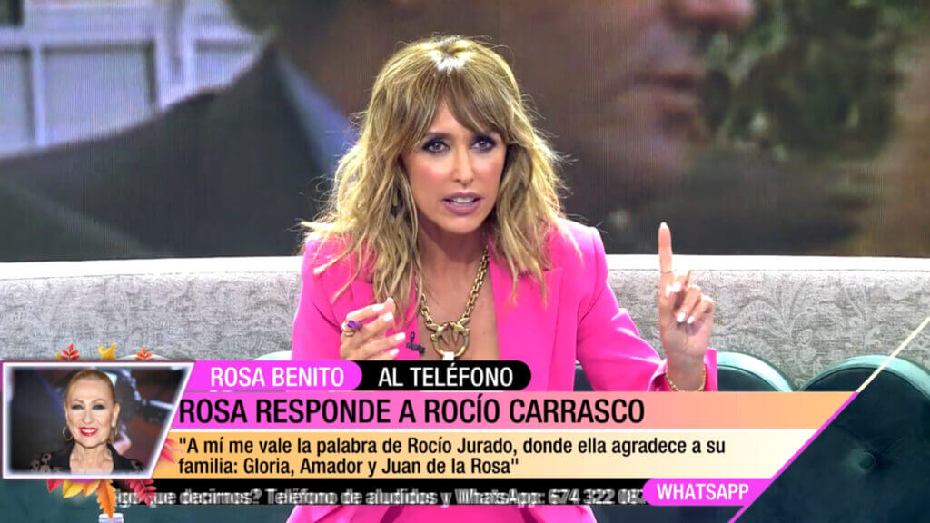 Rosa Benito motivo desaparición televisión