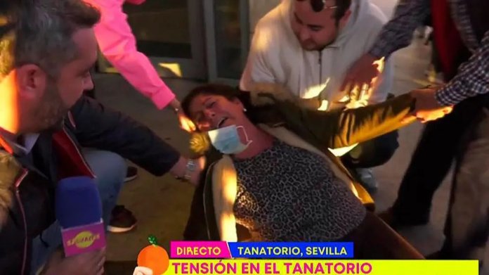 Sálvame desmayo tanatorio Anabel