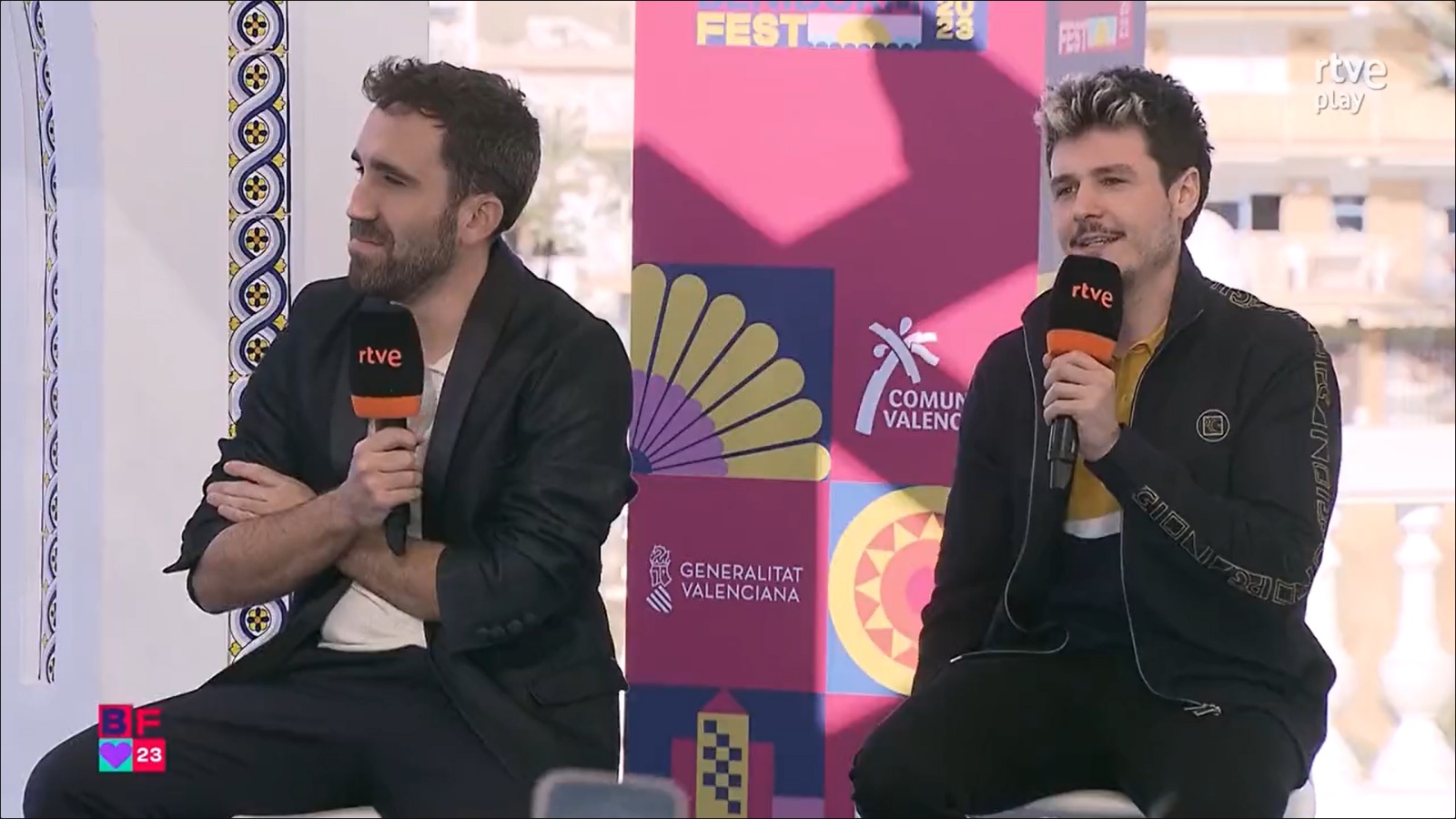 Miki y Aitor orden Benidorm Fest