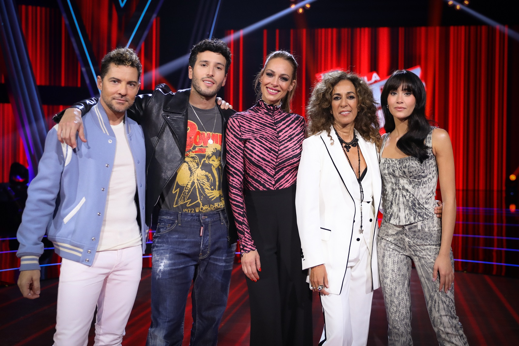 La Voz Kids coaches presentadora