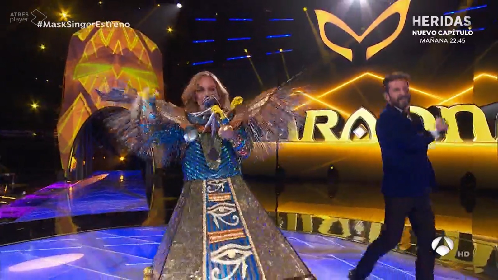 Arancha Sánchez Vicario faraona Mask Singer