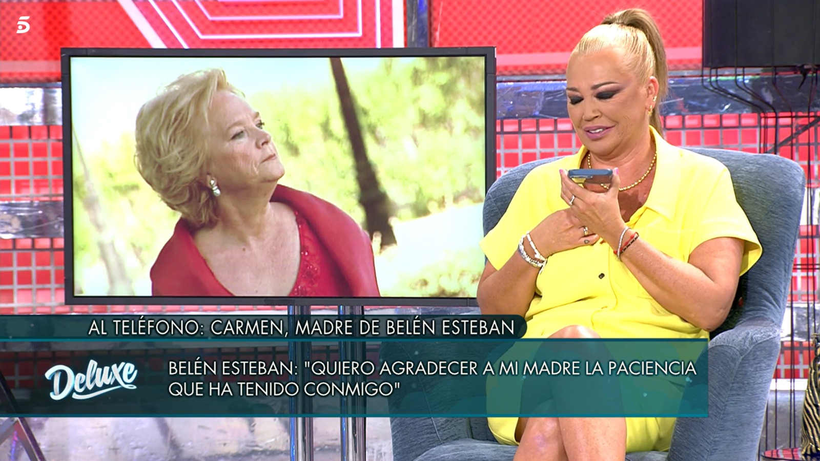 Madre Belén Esteban llamada Sálvame