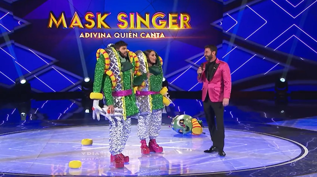 Paula Echevarría Miguel Torres Alienígenas Mask Singer